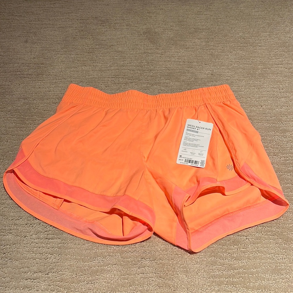 Athleta Mesh Racer Run Short 4”